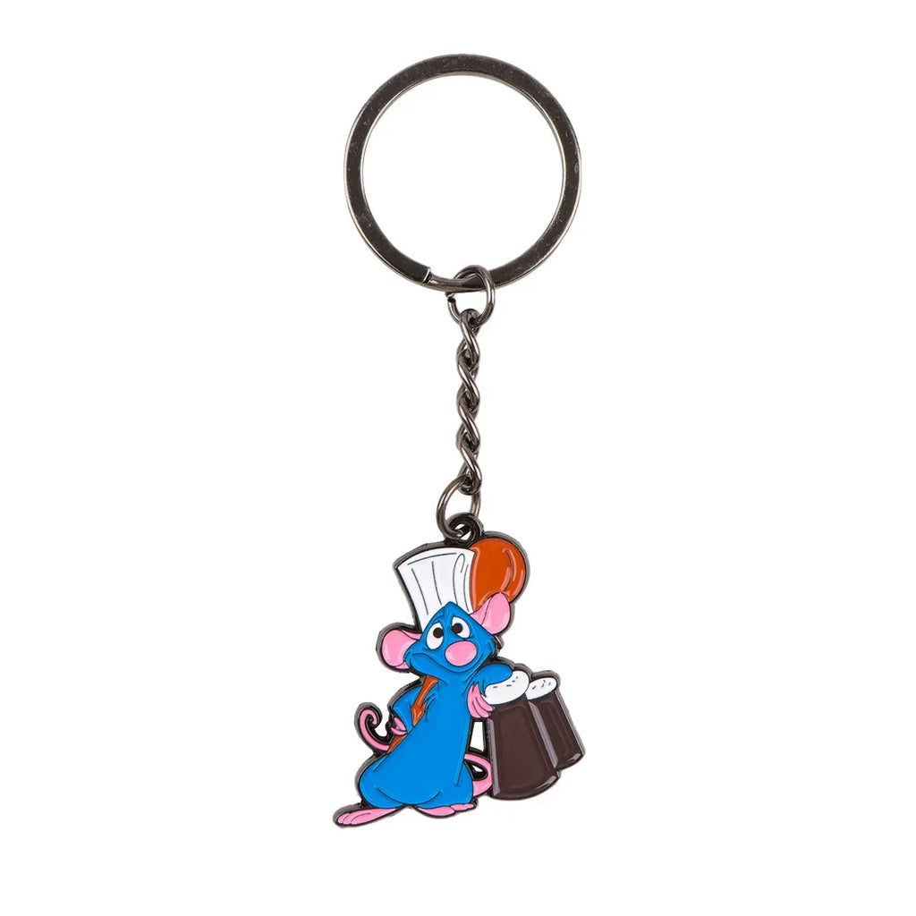Vintage Motorcycle Keychain | Cartoon Metal Keyring for Backpack