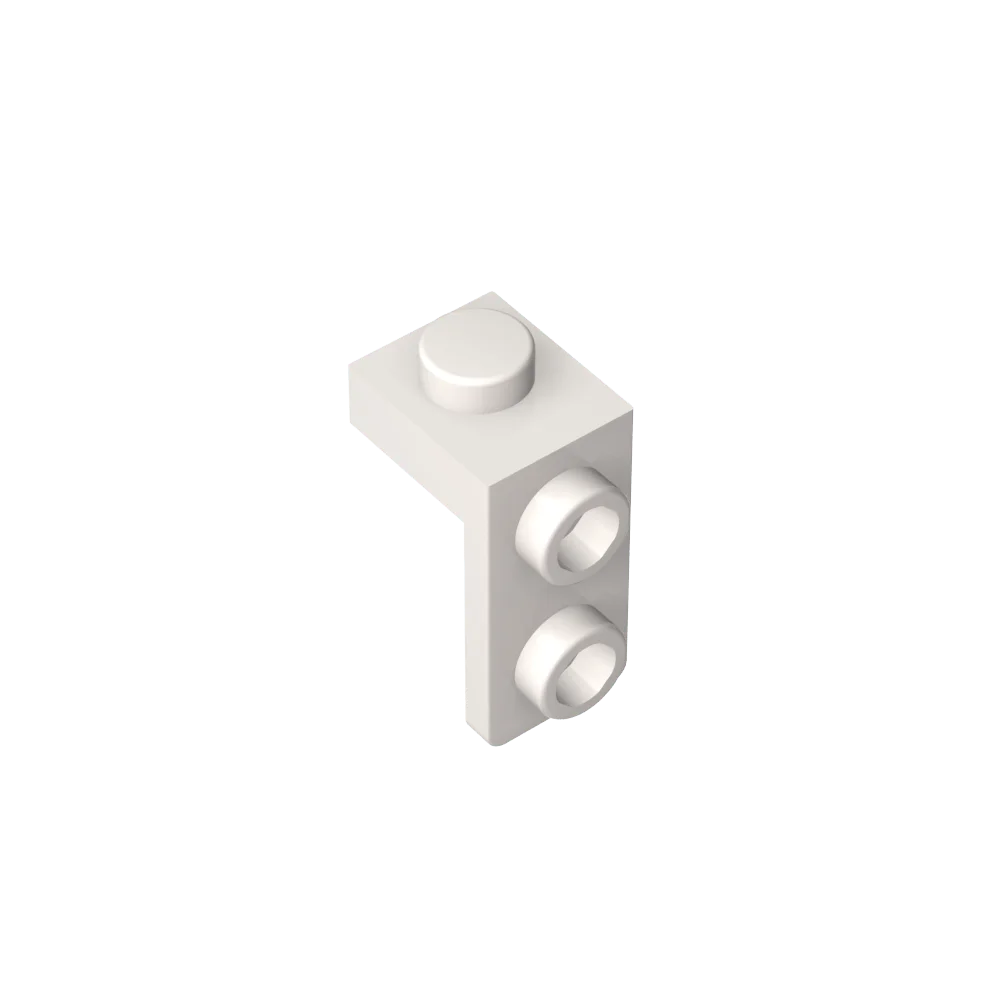 Gobricks Bracket 1 x 1 - 1 x 2 | Compatible Building Block