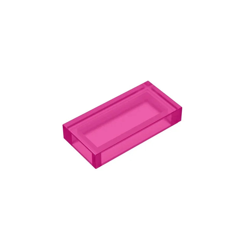 Gobricks GDS-566 Tile 1 x 2 with Groove | Compatible Building Block