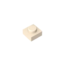 Gobricks GDS-501 Plate 1 x 1 | Compatible Building Blocks for DIY