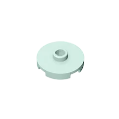 Gobricks GDS-1041 Tile Round 2x2 with Open Stud | Compatible Building Block for DIY Educational Kits