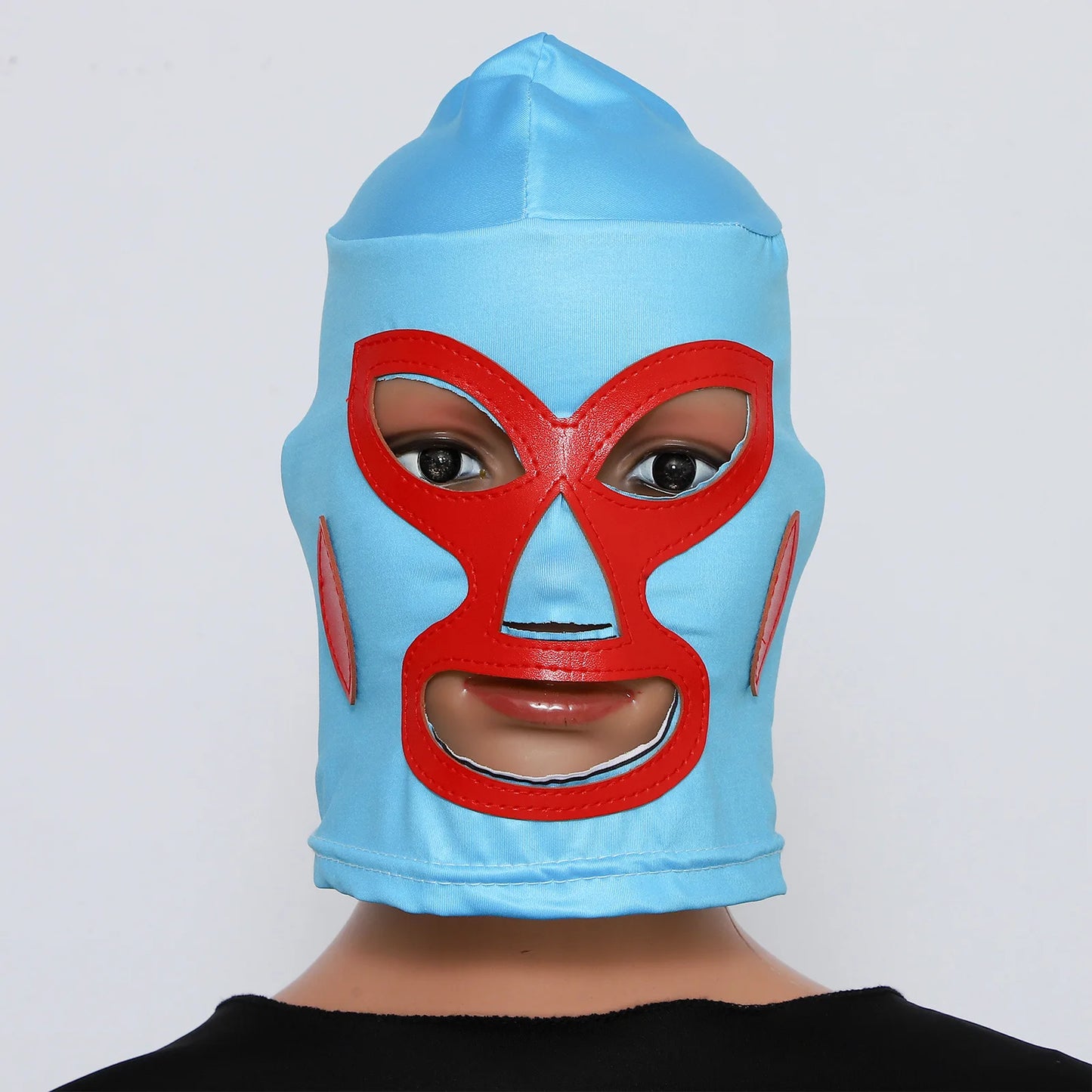 Adults Mask Halloween Halloween Fancy Ball Cosplay Prop Hero Wrestler Headwear Faux Leather Patchwork Facekini Face Mask