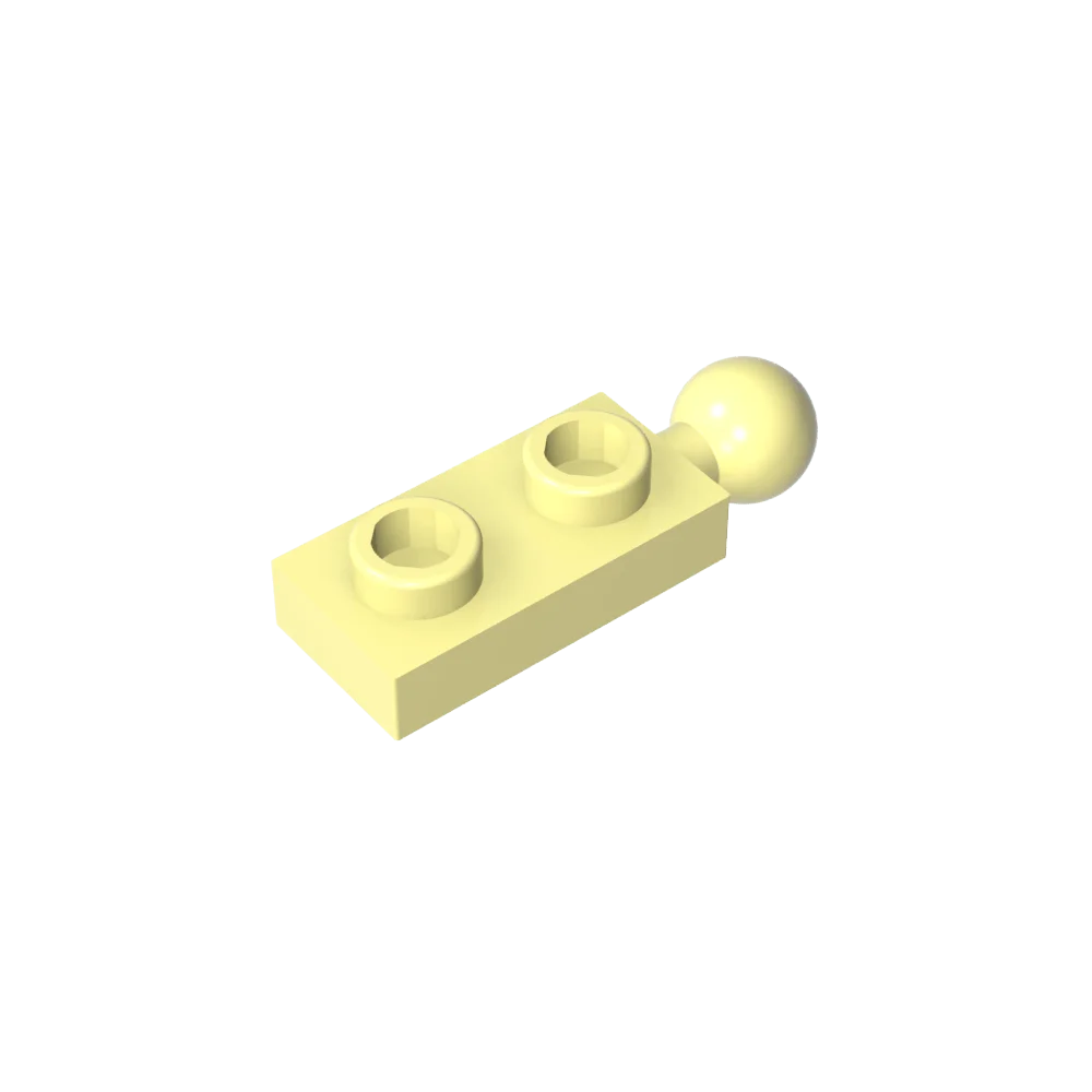 Gobricks GDS-852 Plate Modified 1 x 2 with Tow Ball on End | Building Block for DIY Creations