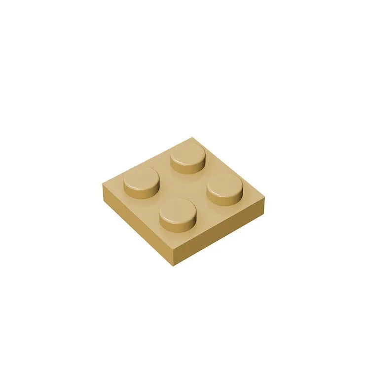 Gobricks Plate 2 x 2 Building Block | Compatible with Lego 3022