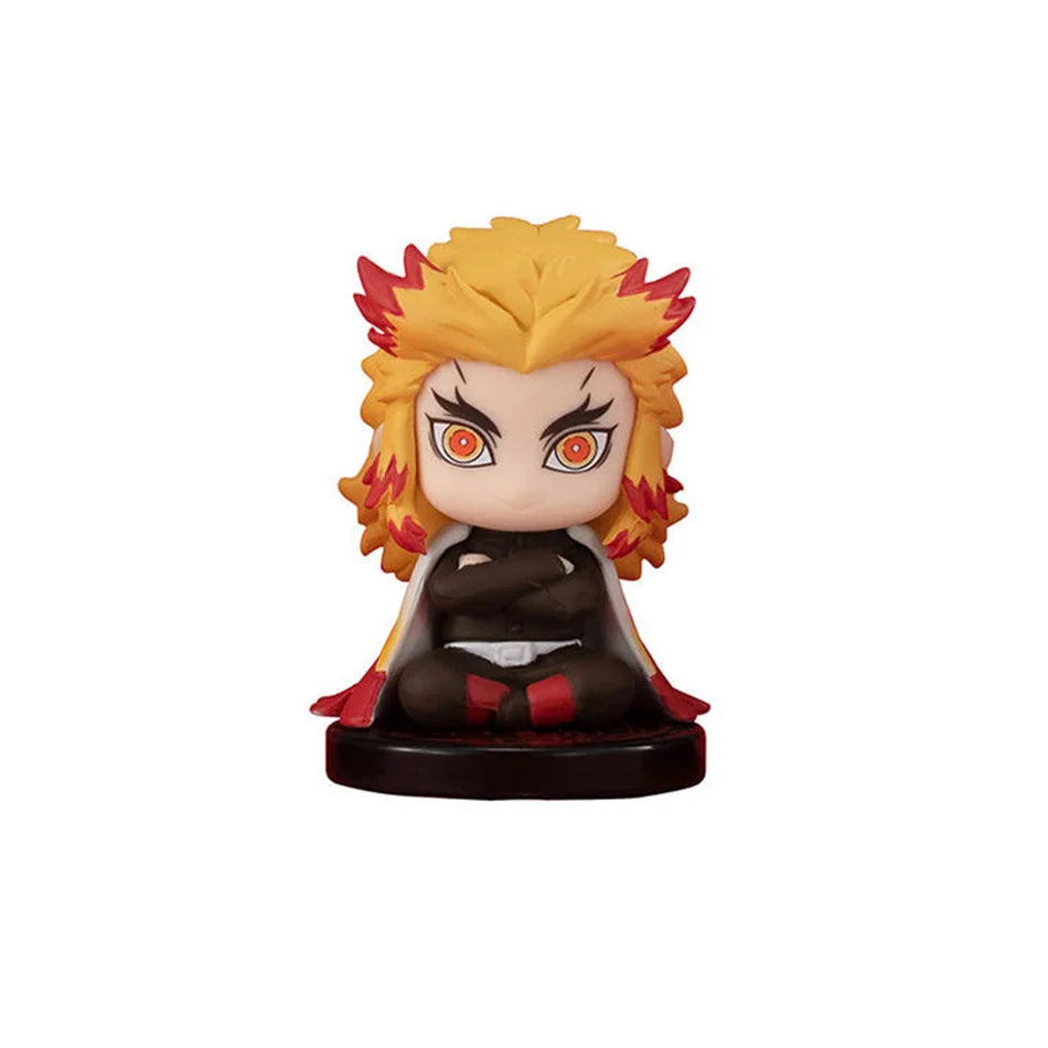 5 Pcs Set Chibi Mini Figurines, Kawaii Demon Slayers Tanjiro Nidouzi Inosuke Zenitsu Anime Figures 5 CM