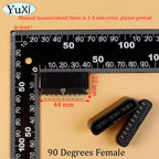 90 180 Degree Interface Female Socket 9 Pin Slot Connector | Replacement Part for PlayStation 2 Console