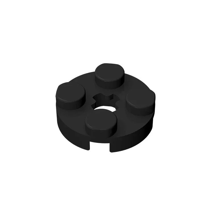 Gobricks GDS-609 PLATE 2X2 ROUND | Compatible Building Blocks for DIY Educational Models