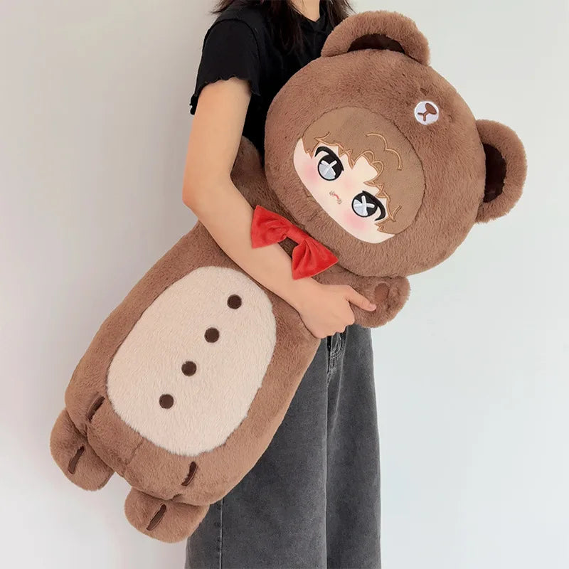 Long Cosplay Animal Plush Pillow – Giant Soft Character-Inspired Stuffed Toy