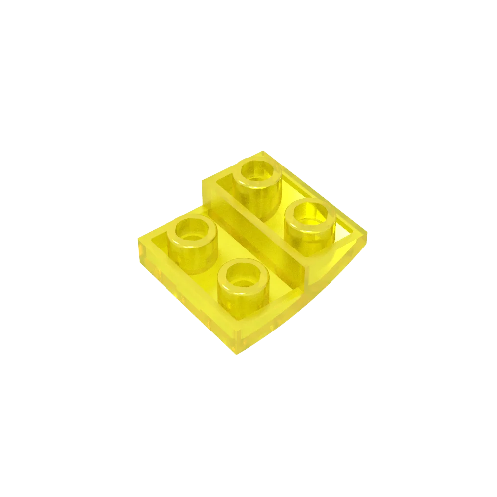 Gobricks GDS-1270 Slope, Curved 2 x 2 Inverted | Compatible with Lego 32803 Building Block
