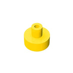 Gobricks Tile Round 1x1 with Bar and Pin Holder | Compatible Building Block