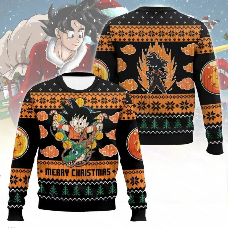 Dragon Ball Goku 2026 Oversize Anime Sweatshirt