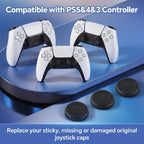 Plastic Non-slip Thumb Grip Caps | Wearproof Joystick Covers for PS4 PS5 Controller