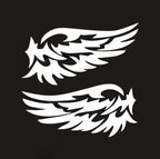 Angel Wings 3D Reflective Car Decal | 2-Piece Waterproof Vinyl Sticker for Cars & Motorcycles