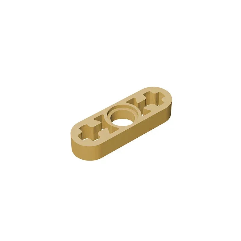 Gobricks GDS-689 Technical Liftarm Thin 1 x 3 | Building Block with Axle Holes Compatible with Lego 6632