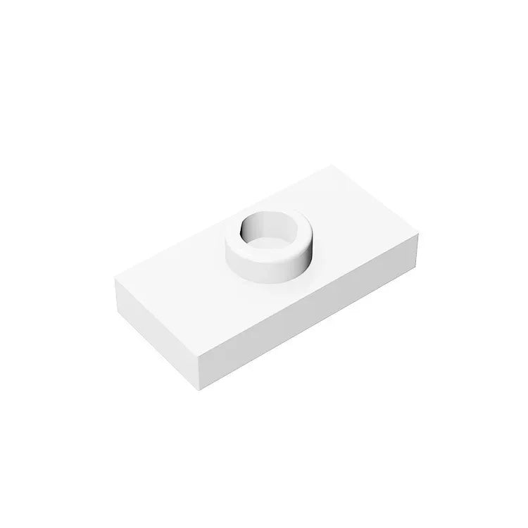 Gobricks PLATE 1X2 W. 1 KNOB | Modified Building Block Compatible with Lego 15573