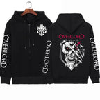 Overlord Cosplay Horror Skull Hoodie Ainz Zip Up