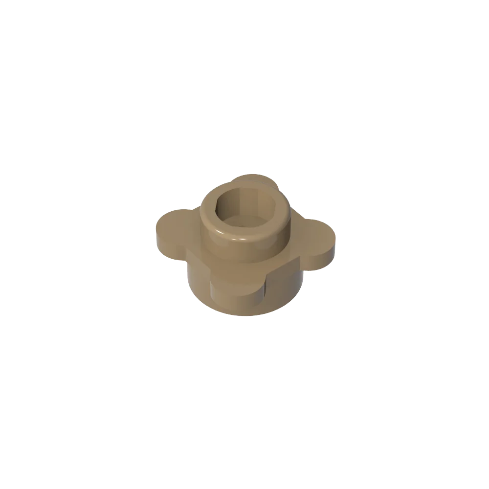 Gobricks GDS-839 Plate Round 1x1 with Flower Edge | Compatible with Lego 33291 28573