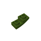 Gobricks GDS-795 Slope, Curved 2 x 1 Inverted | Compatible Building Block for DIY Projects