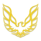 Engine Cover & Door Emblem Decal for Pontiac Firebird / Trans AM | Color Change Vinyl Sticker