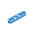 Gobricks GDS-690 Technical Liftarm Thin 1 x 4 with Axle Holes | Compatible Building Block Part 32449