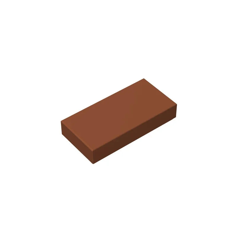 Gobricks GDS-566 Tile 1 x 2 with Groove | Compatible Building Block