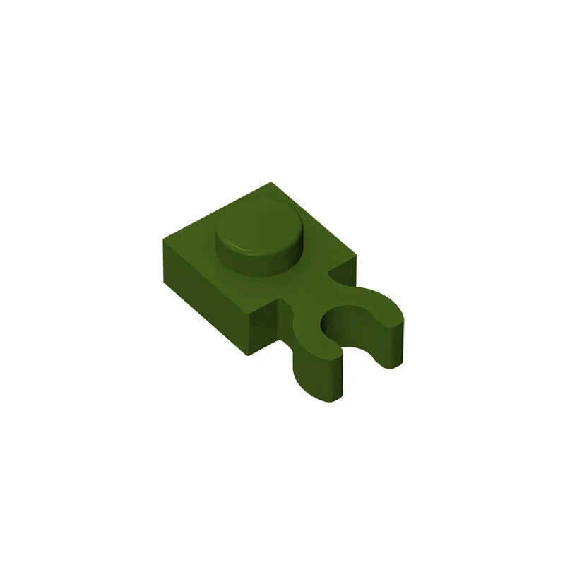 Gobrick GDS-814 PLATE 1X1 W. HOLDER | Building Block for DIY Creations
