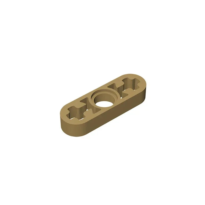 Gobricks GDS-689 Technical Liftarm Thin 1 x 3 | Building Block with Axle Holes Compatible with Lego 6632