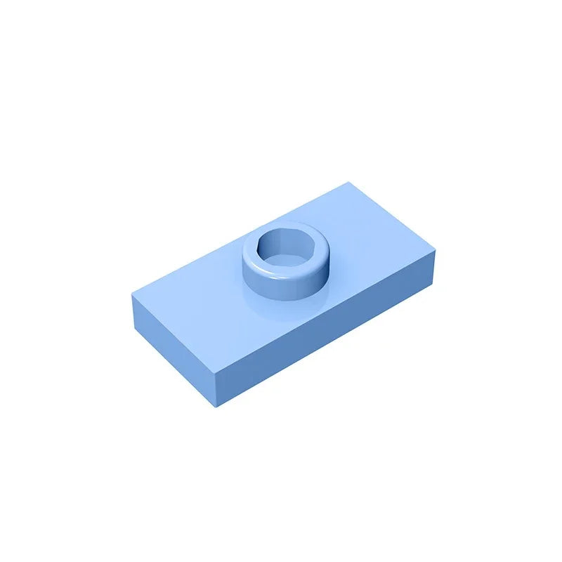 Gobricks PLATE 1X2 W. 1 KNOB | Modified Building Block Compatible with Lego 15573