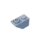 Gobricks GDS-597 Slope, Inverted 45 2x1 | Compatible Building Block for DIY