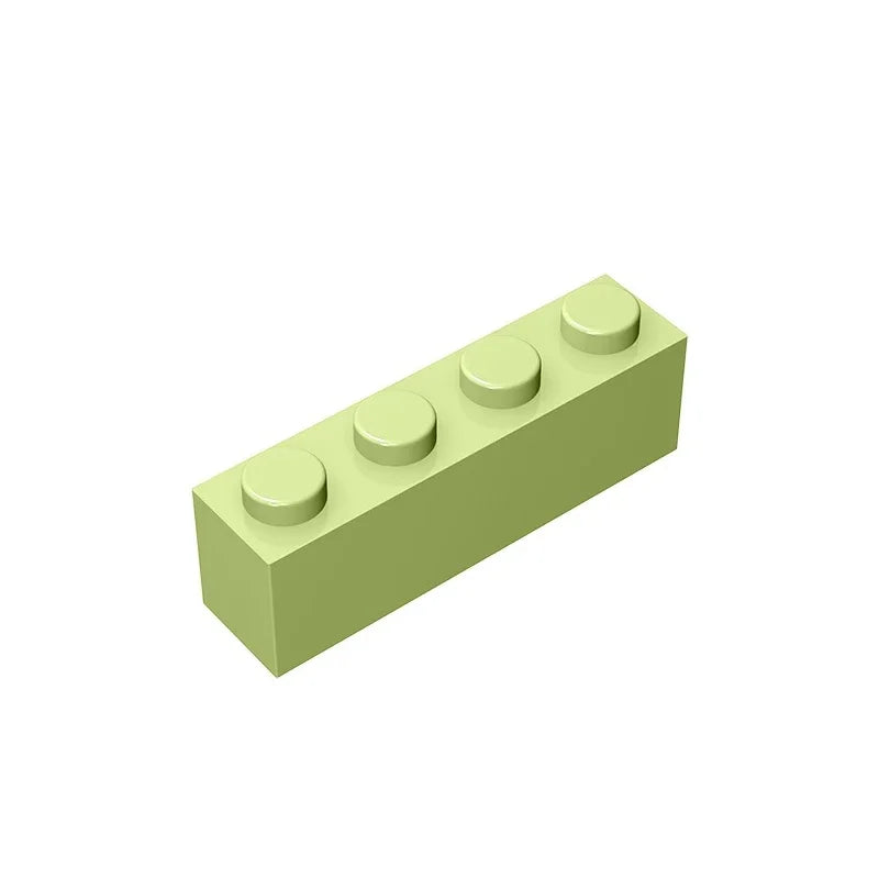 Gobricks GDS-534 Brick 1 x 4 without Bottom Tubes | Compatible Building Block Set