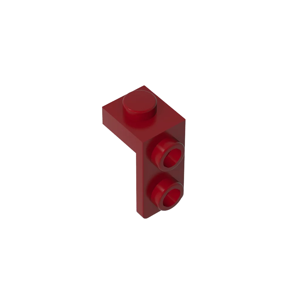 Gobricks Bracket 1 x 1 - 1 x 2 | Compatible Building Block