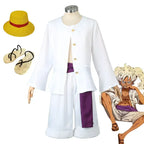 Monkey D Luffy Cosplay Costume One Piece Egghead Suit