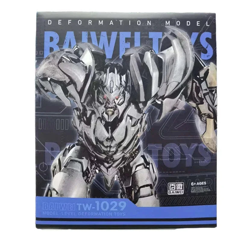 Megatron Action Figure, Transformers Tank Transformation Galvatron Anime Figurines Decepticon