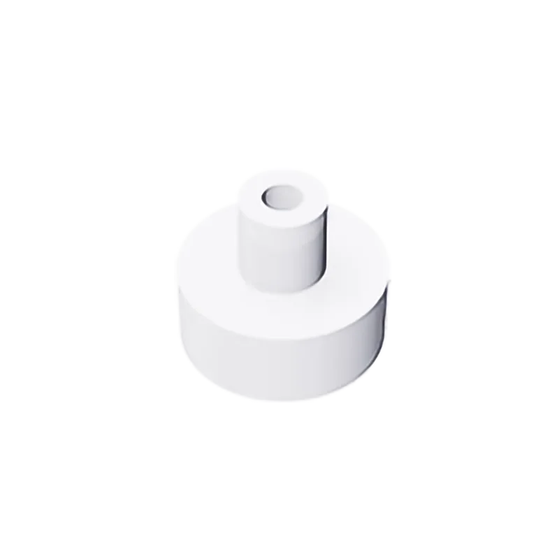 Gobricks Tile Round 1x1 with Bar and Pin Holder | Compatible Building Block