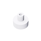 Gobricks Tile Round 1x1 with Bar and Pin Holder | Compatible Building Block