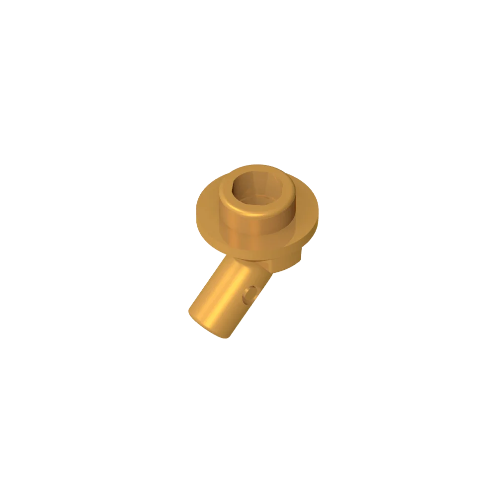 Gobricks GDS-2192 Bar, Angled with Stud on End | Compatible with Lego 65578 Technical Building Block