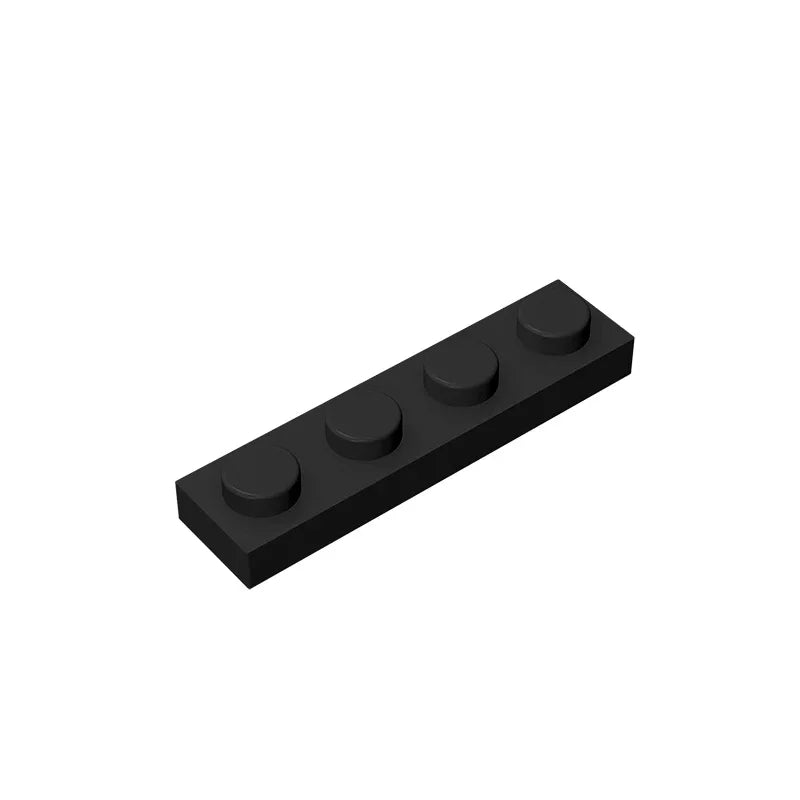Gobricks GDS-504 Plate 1 x 4 | Compatible Building Block Pieces