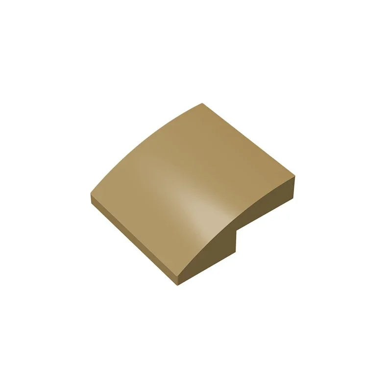 Gobricks GDS-1270 Slope, Curved 2 x 2 Inverted | Compatible with Lego 32803 Building Block