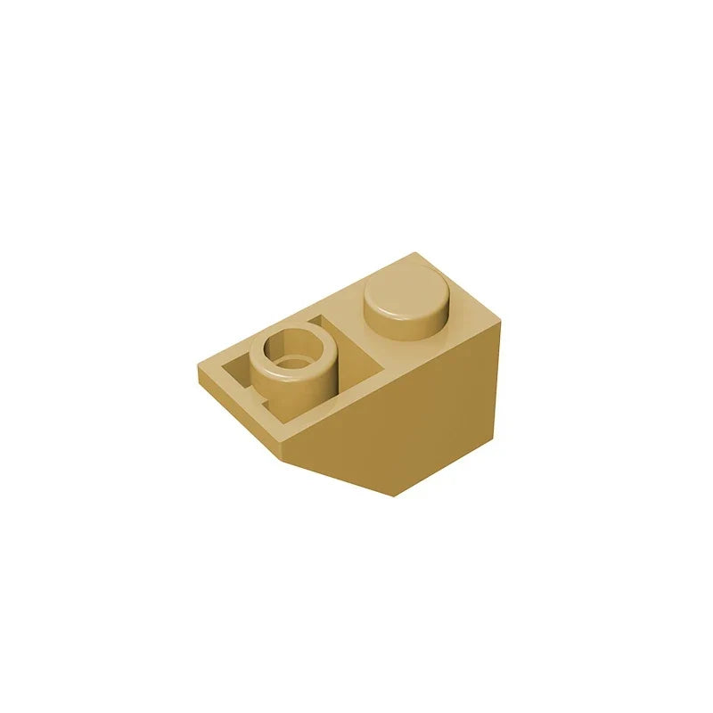 Gobricks GDS-597 Slope, Inverted 45 2x1 | Compatible Building Block for DIY