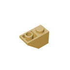 Gobricks GDS-597 Slope, Inverted 45 2x1 | Compatible Building Block for DIY