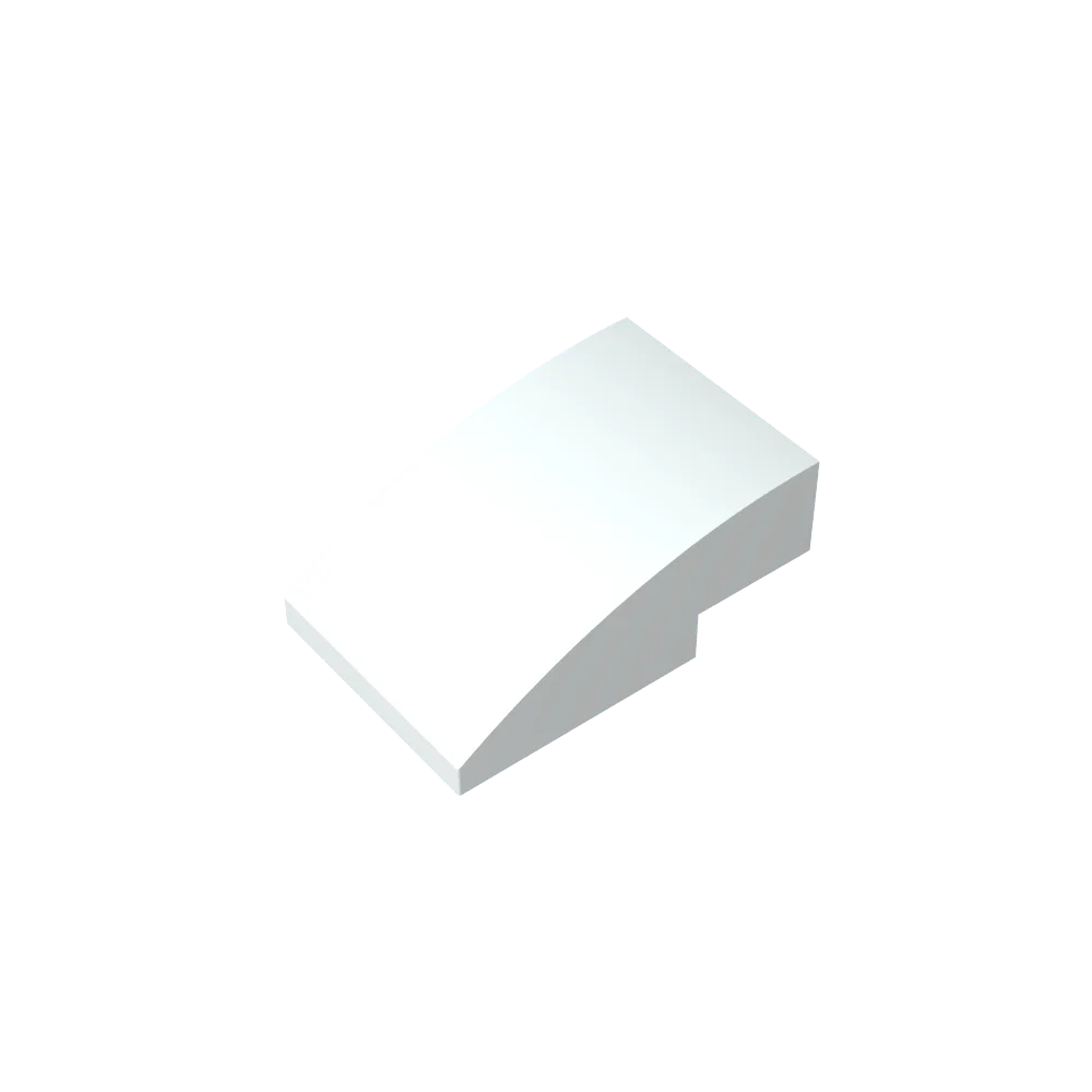 Gobricks GDS-1123 Slope, Curved 3 x 2 Building Block | Compatible with Lego 24309