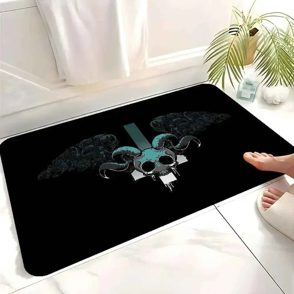 Pixel Game Entrance Floor Mat – Washable Non-Slip Area Rug for Bedroom and Living Room