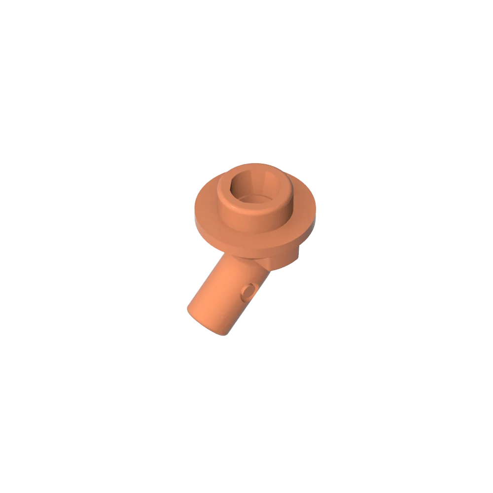 Gobricks GDS-2192 Bar, Angled with Stud on End | Compatible with Lego 65578 Technical Building Block