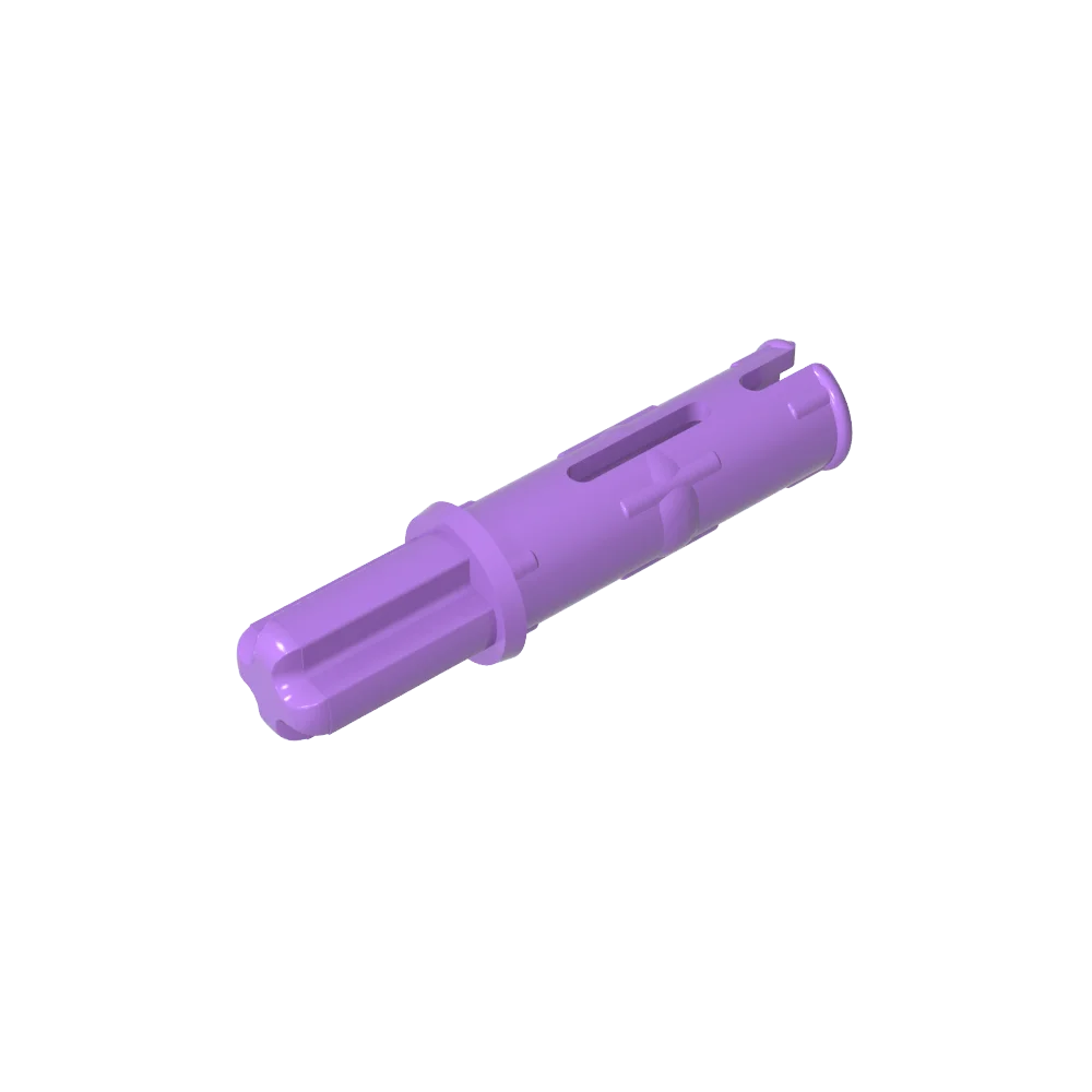 Gobricks GDS-929 Axle Pin 3L with Friction Ridges | Compatible Building Block for Technic