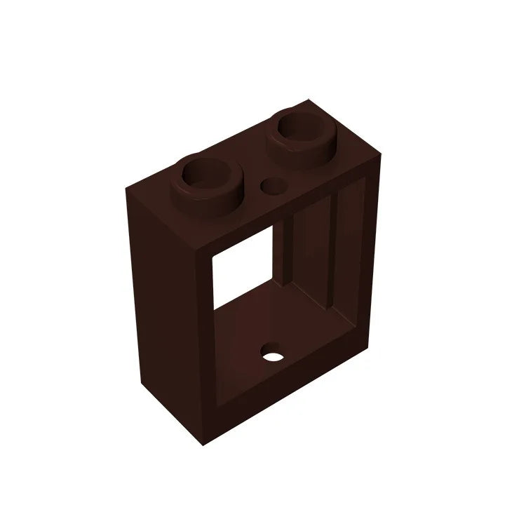 Gobricks GDS-783 Frame 1x2x2 Window | Compatible Building Block for DIY Projects