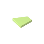 Gobricks GDS-2231 Tile Special 2 x 2 Pentagonal (Right) | Compatible Building Block for DIY and MOC