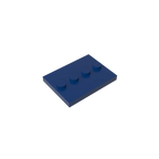 Gobricks GDS-980 Tile, Modified 3 x 4 with 4 Studs in Center | Compatible Building Block for DIY and MOC