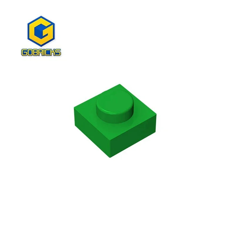 Gobricks GDS-501 Plate 1 x 1 | Compatible Building Blocks for DIY