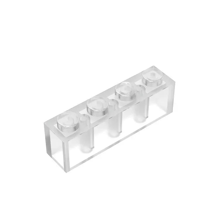Gobricks GDS-534 Brick 1 x 4 without Bottom Tubes | Compatible Building Block Set