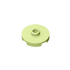 Gobricks GDS-1041 Tile Round 2x2 with Open Stud | Compatible Building Block for DIY Educational Kits